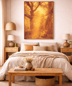 Lieu sacré, druides écoutant la voix des anciens échos de la nature