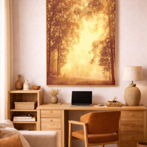 Dans la brume du bois, chaque arbre murmure des secrets oubliés